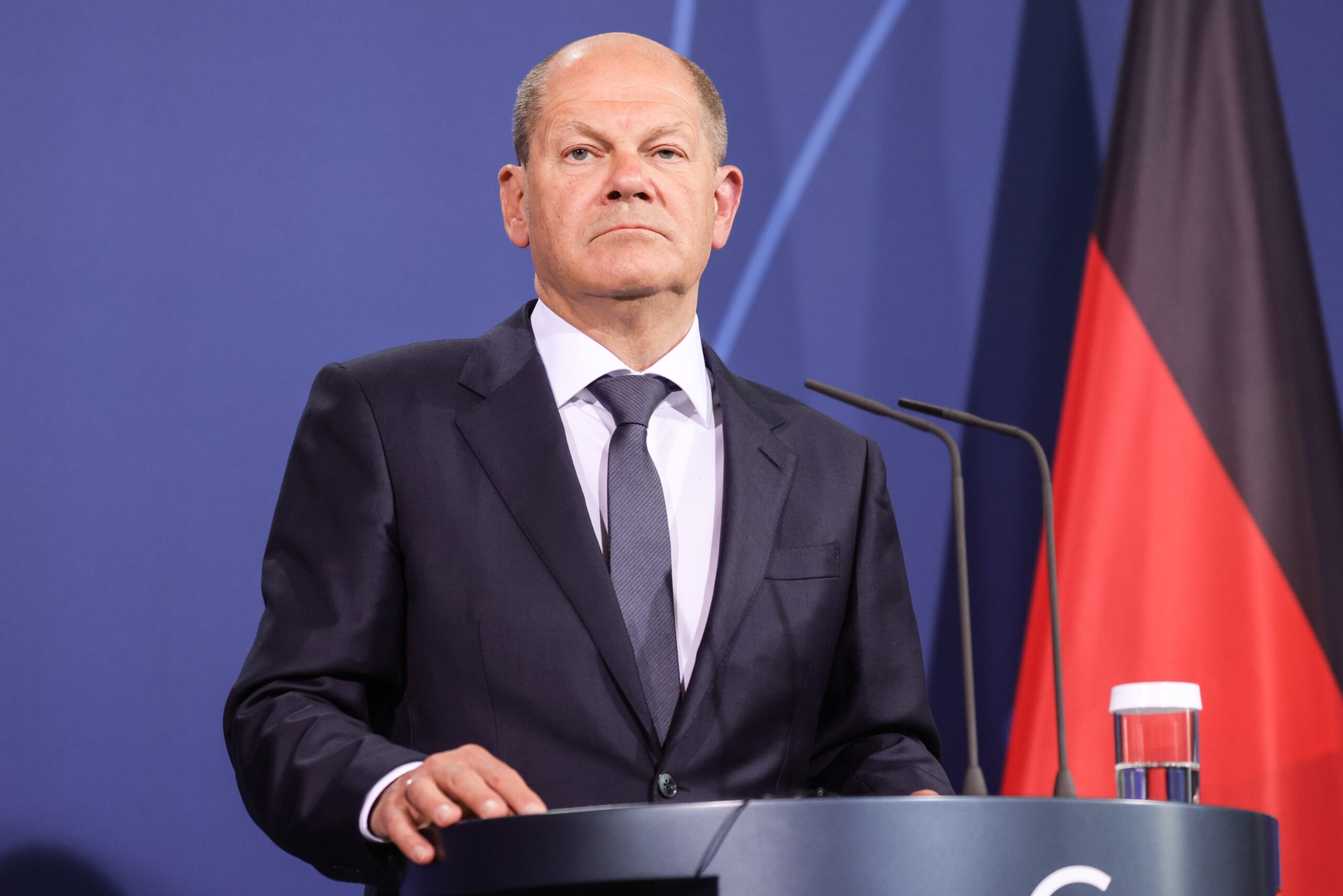 German Chancellor Olaf Scholz