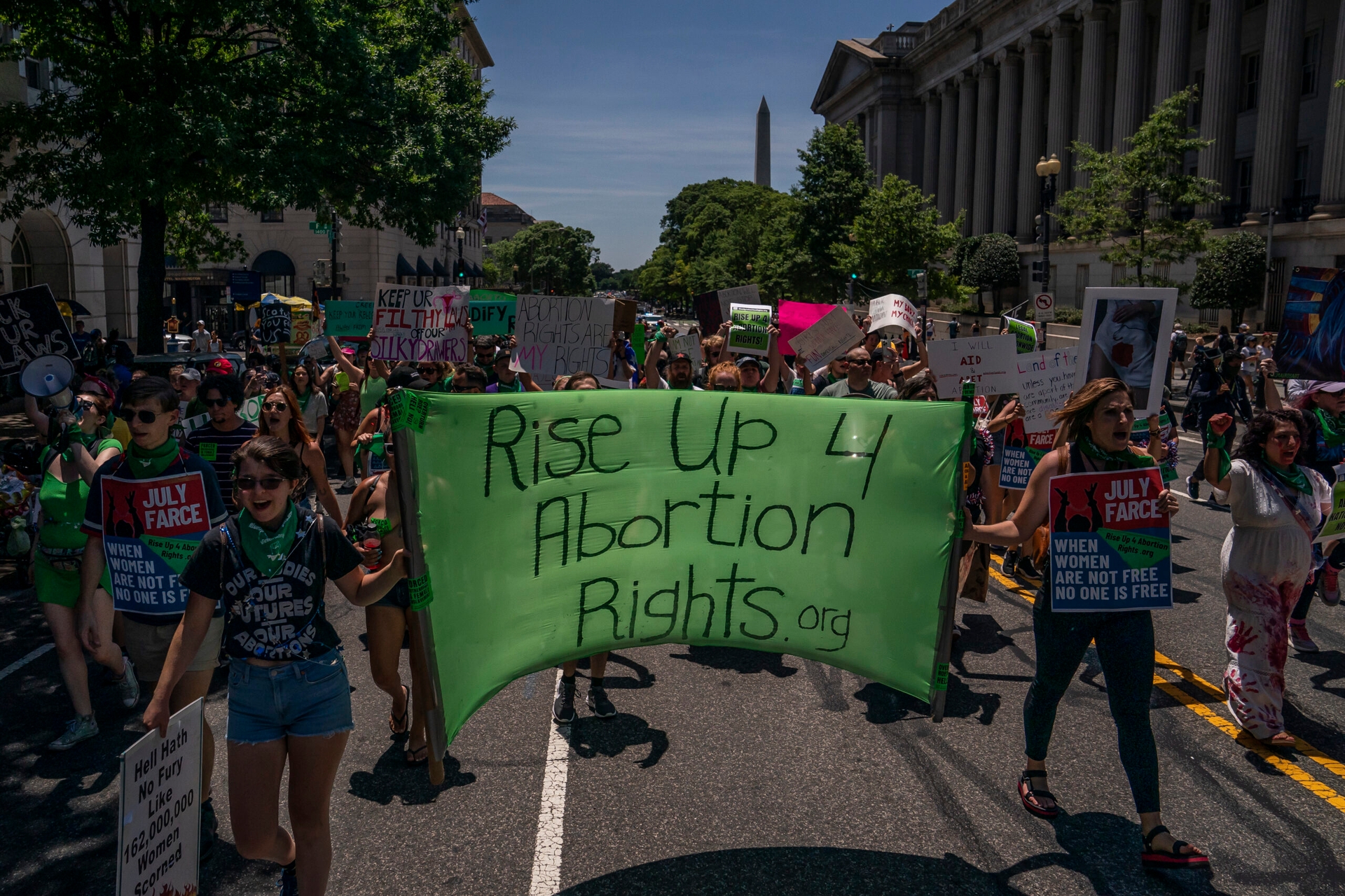 Abortion rights protest photograph