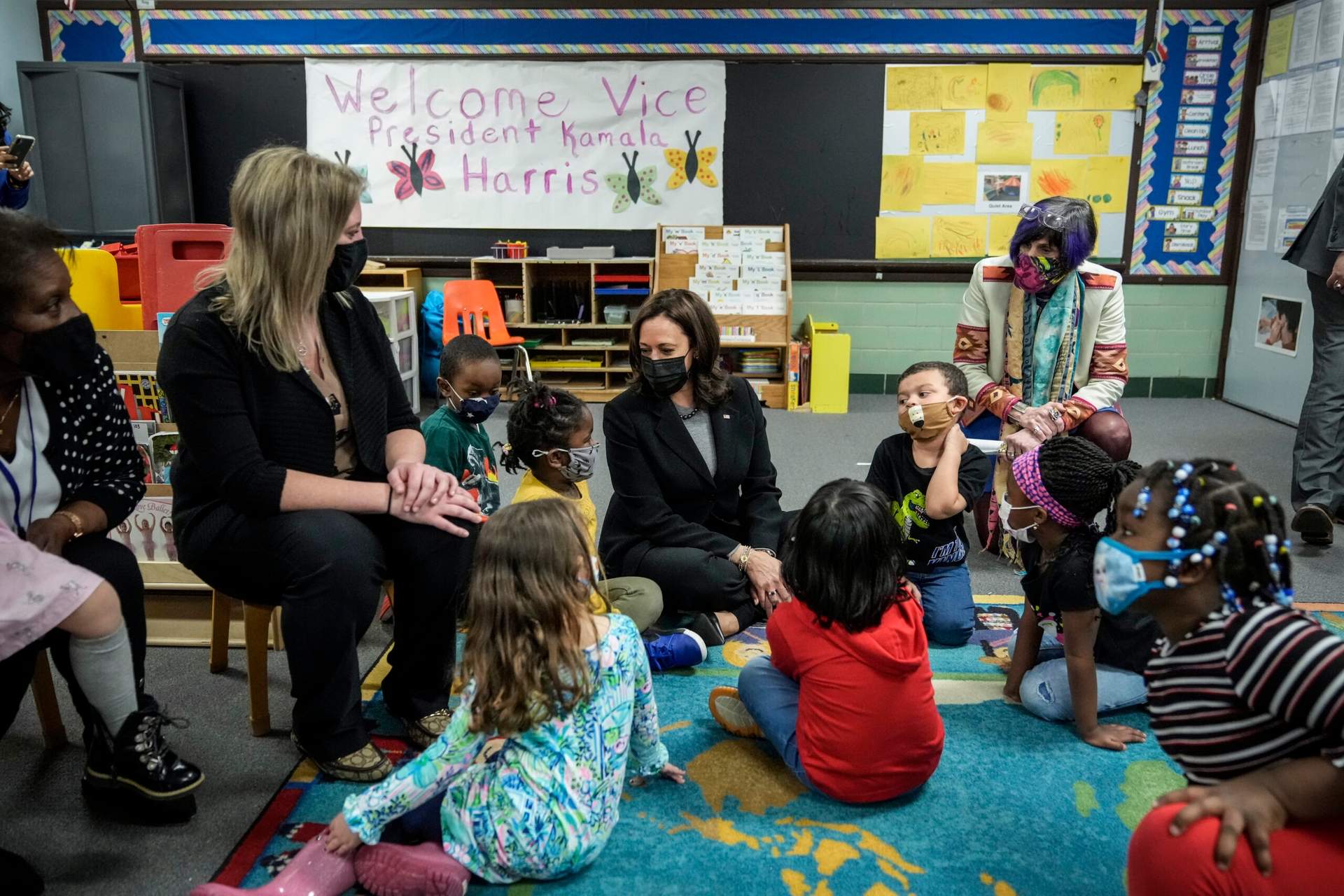 Vice President Harris in a classroom