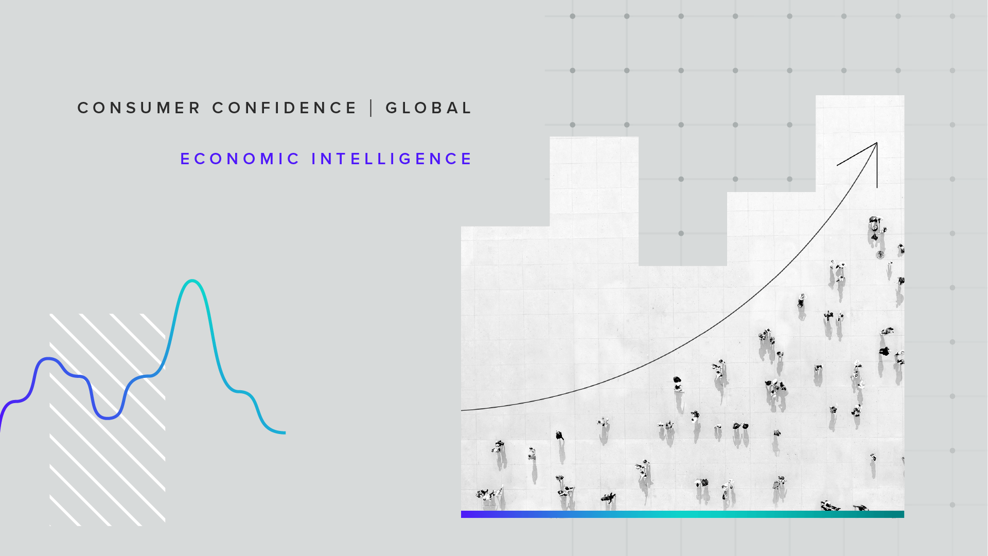 Graphic conveying global consumer confidence