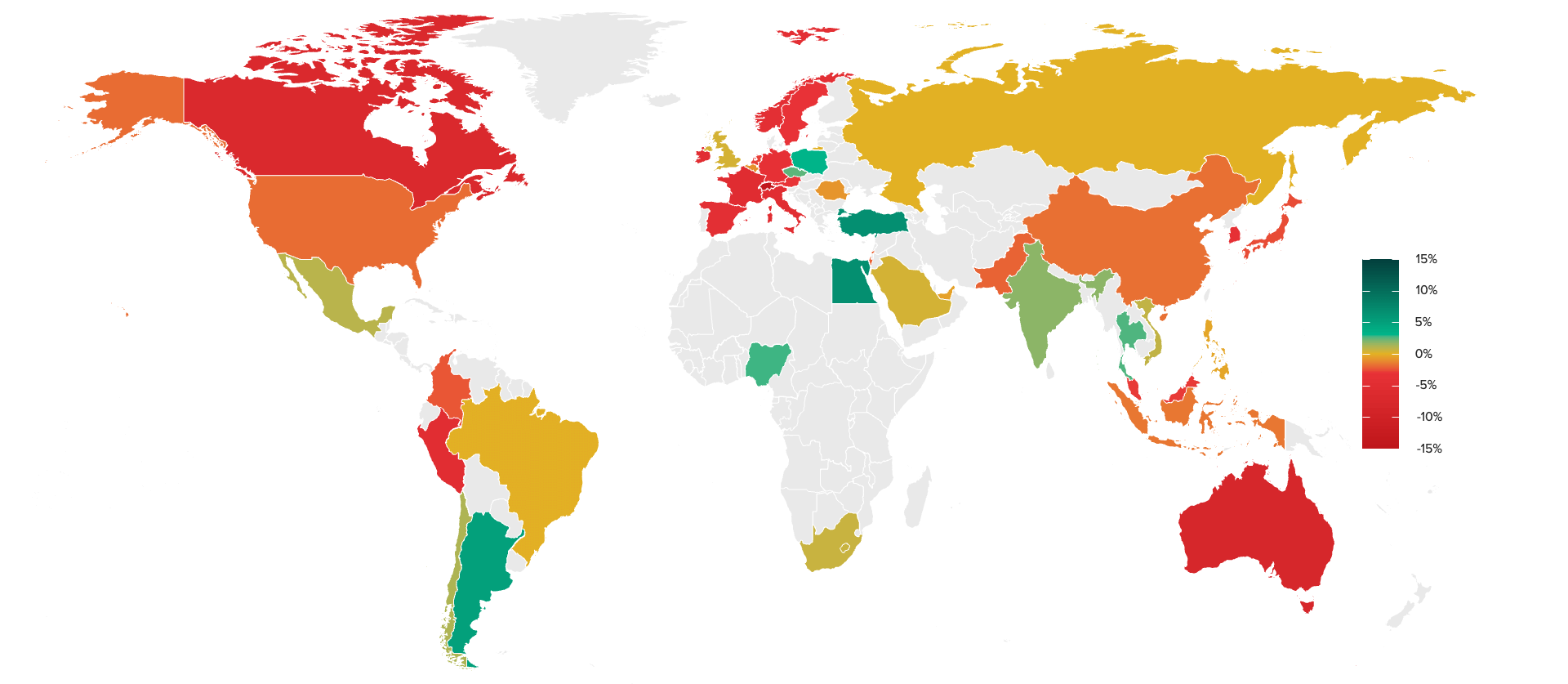 Map showing Morning Consult Index of Consumer Sentiment