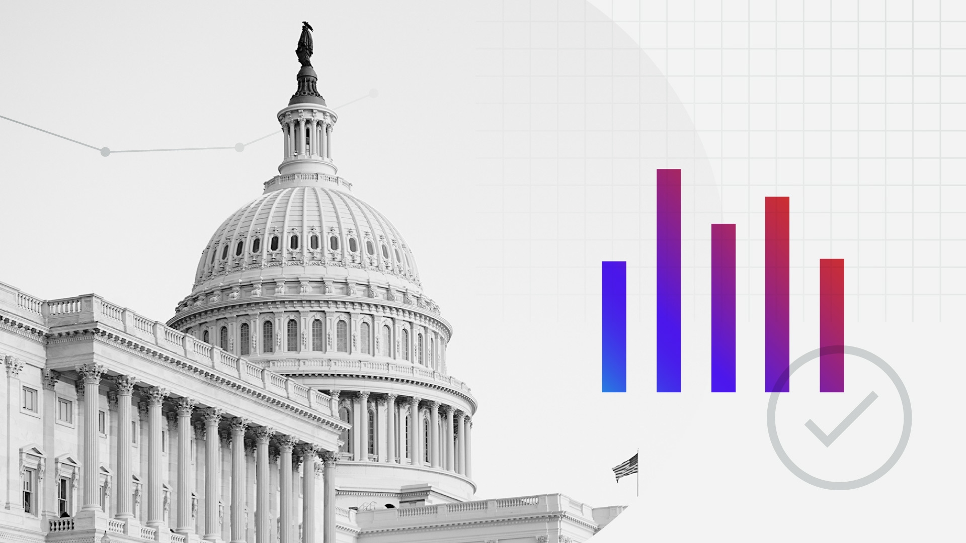 Graphic conveying the House’s ousting of Kevin McCarthy as speaker and the possibility of a government shutdown.